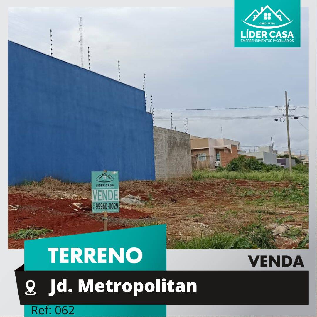 #062 - Terreno para Venda em Arapongas - PR
