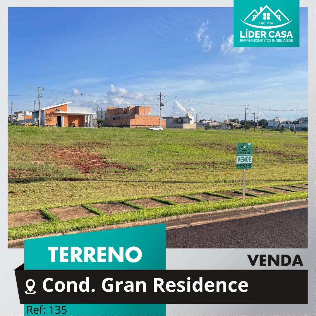 #135 - Terreno em condomínio para Venda em Arapongas - PR
