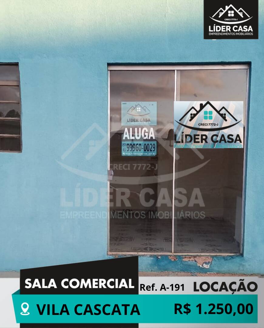 #A-191 - Salão Comercial para Locação em Arapongas - PR