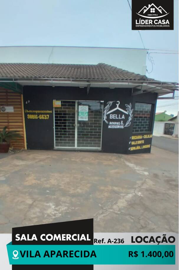 #A-236 - Sala para Locação em Arapongas - PR