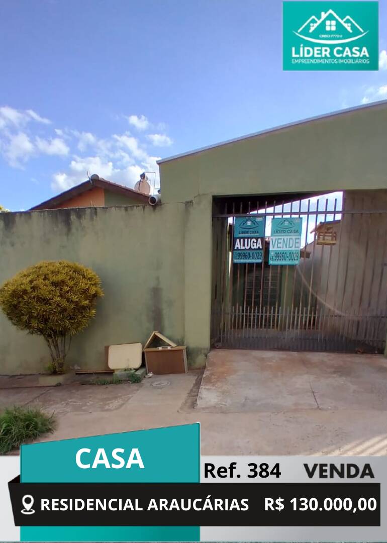 #213 - Casa para Venda em Arapongas - PR