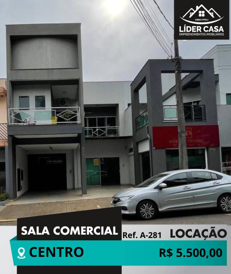 #A-281 - Sala para Locação em Arapongas - PR