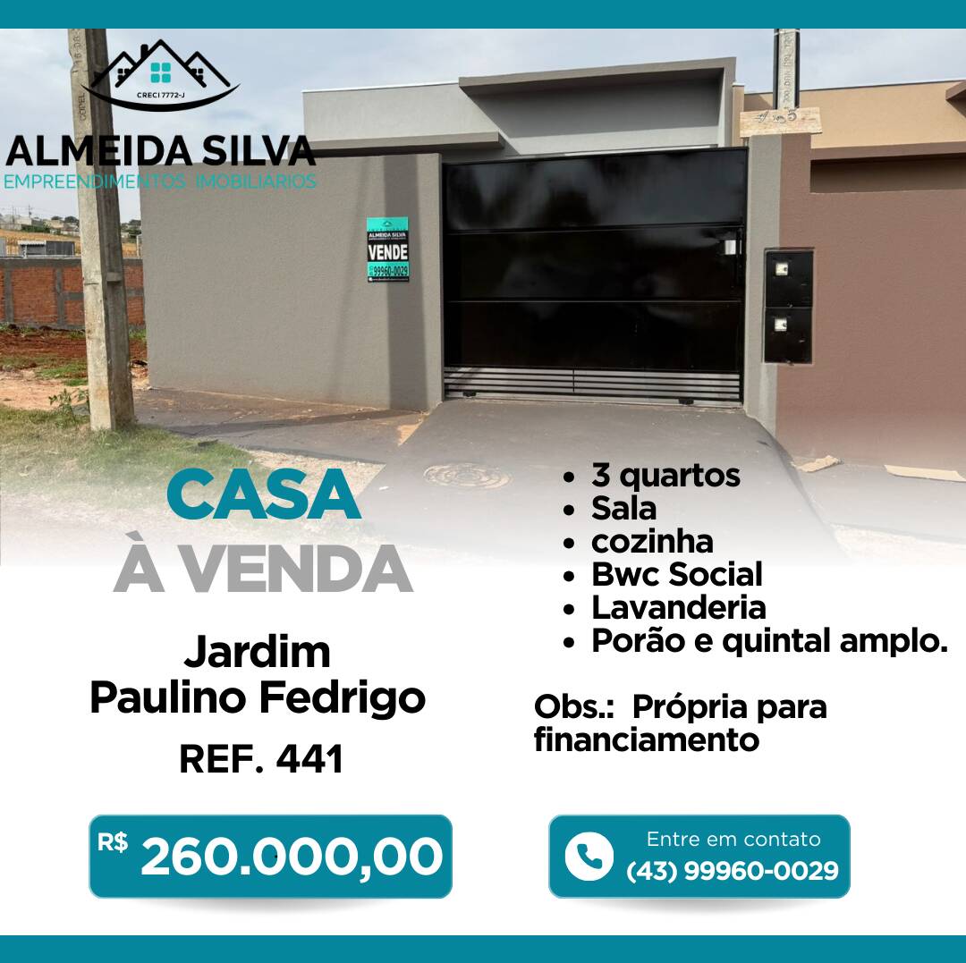 Casa à venda com 3 quartos - Foto 1