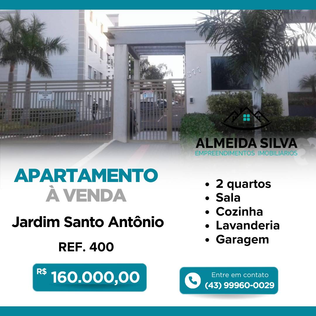 #400 - Apartamento para Venda em Arapongas - PR