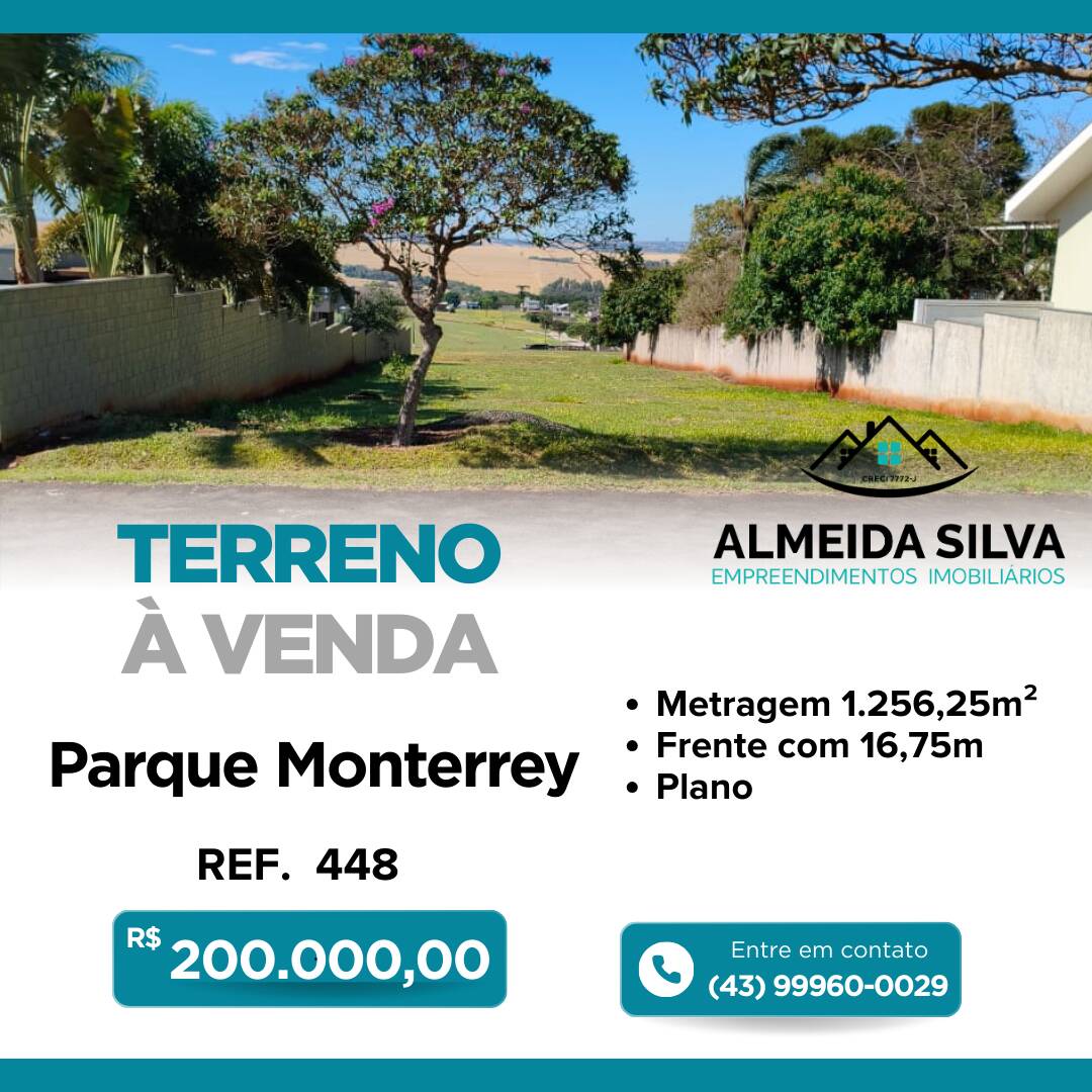 #448 - Área para Venda em Arapongas - PR