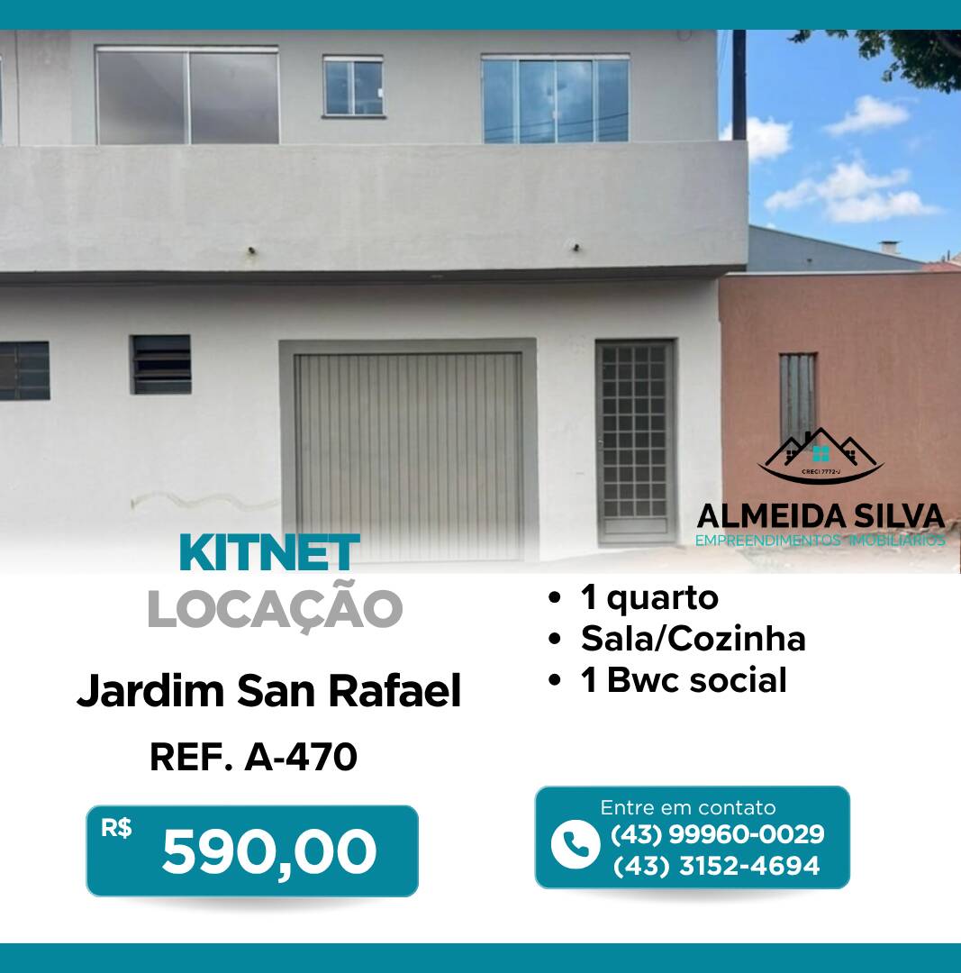 #A-470 - Casa para Locação em Arapongas - PR