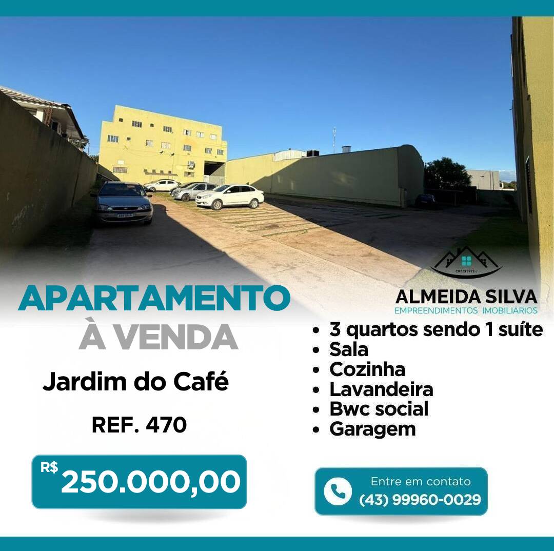 #470 - Apartamento para Venda em Arapongas - PR