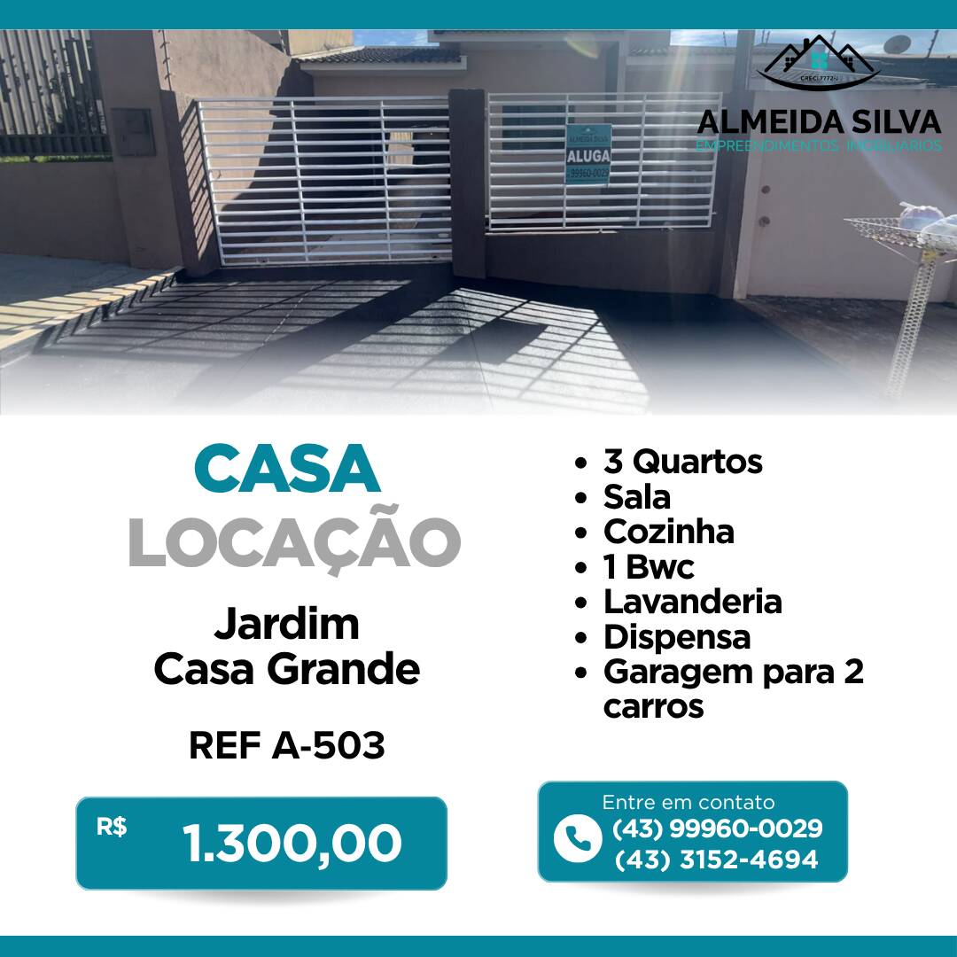 Casa, 3 quartos - Foto 1