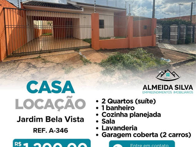#A-346 - Casa para Locação em Arapongas - PR - 1