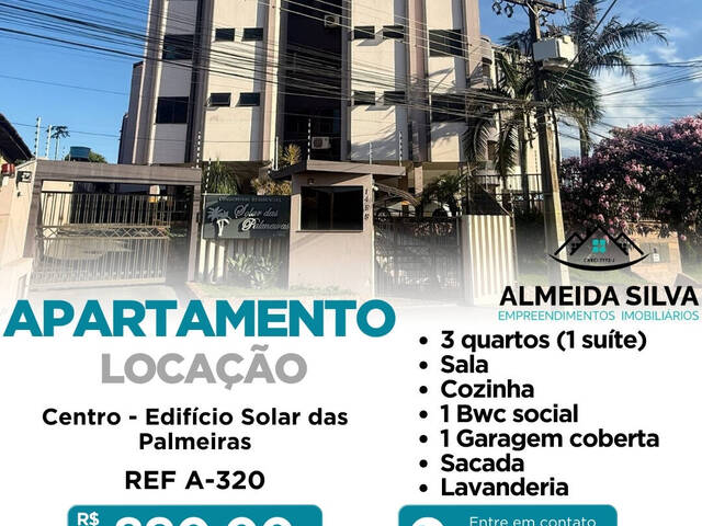 #A-320 - Apartamento para Locação em Arapongas - PR - 1