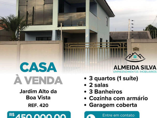#420 - Casa para Venda em Arapongas - PR - 2
