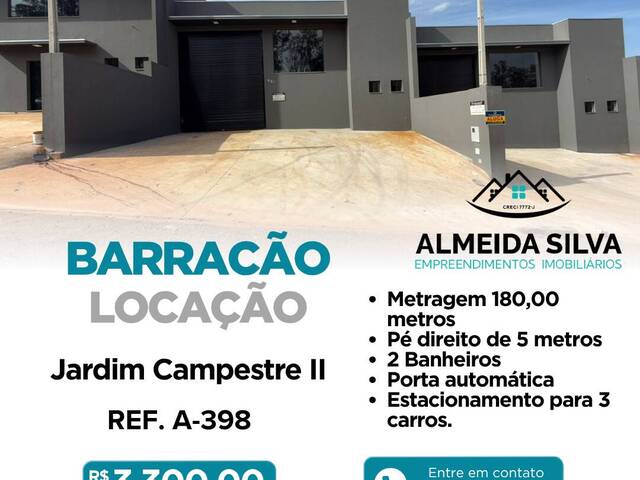 Locação em Jardim Campestre II - Arapongas