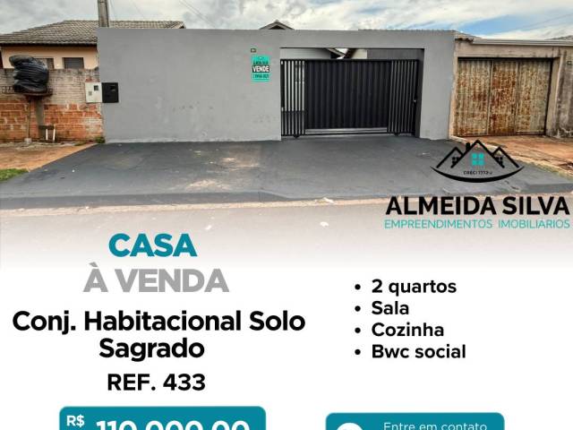 #433 - Casa para Venda em Apucarana - PR - 1