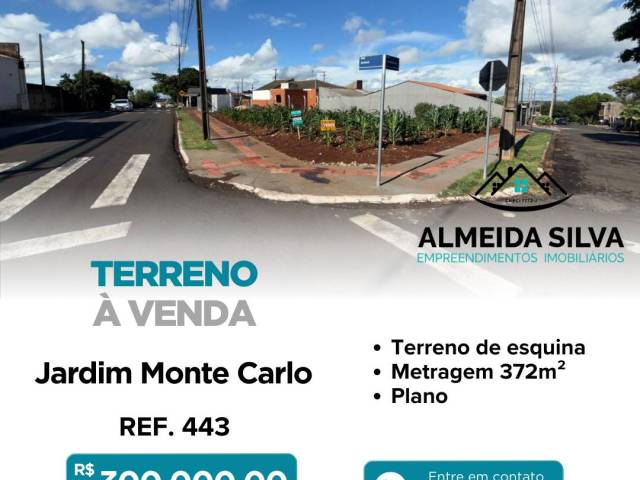 #443 - Terreno para Venda em Arapongas - PR - 1