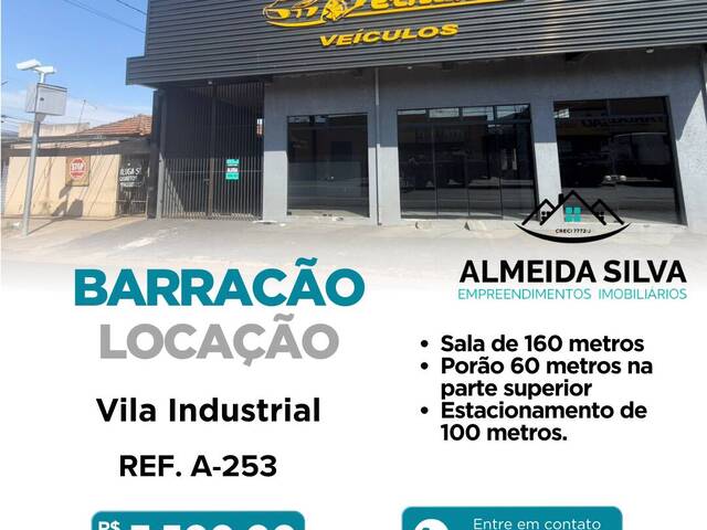 #A-253 - Barracão para Locação em Arapongas - PR