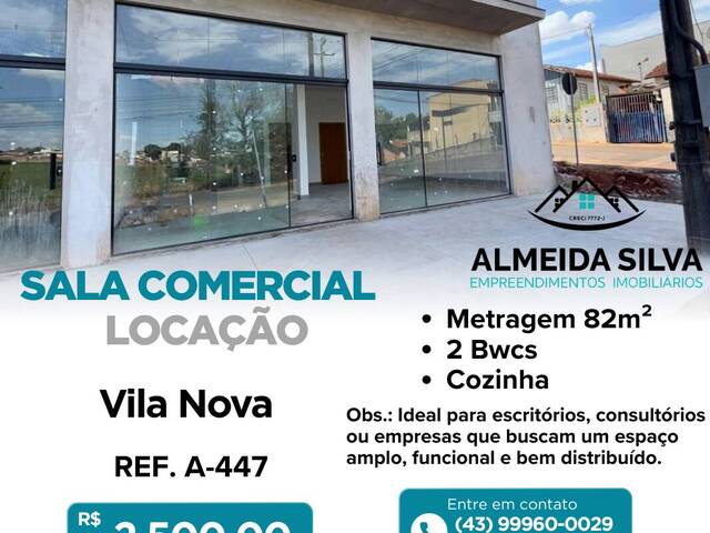 Locação em Vila Nova - Arapongas