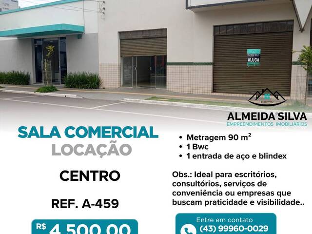 Locação em Centro - Arapongas