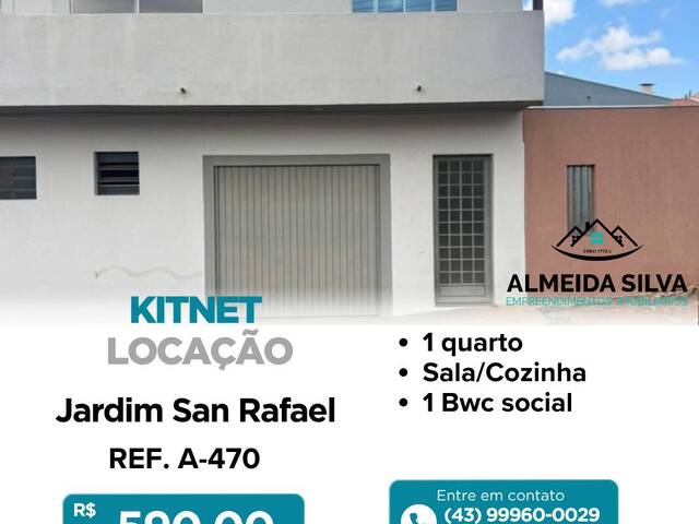 Locação em Jardim San Rafael - Arapongas