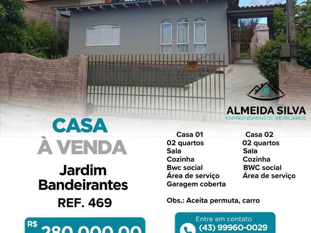 Venda em Jardim Bandeirantes - Arapongas