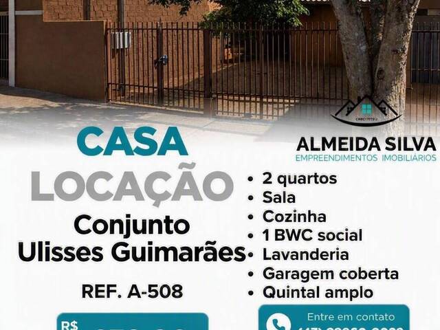 Locação em Conjunto Ulisses Guimarães - Arapongas