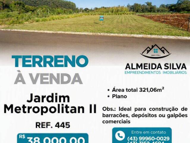 Venda em jardim metropolitan - Arapongas